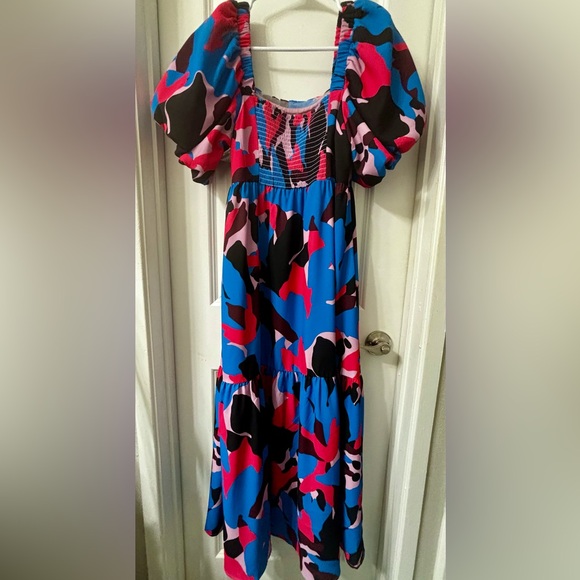 CROSBY BY MOLLIE BURCH Women's Boutique Blue Goldie Maxi Dress XS - Picture 9 of 15